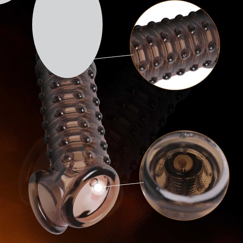 Noir silicone manchon - manchon, de